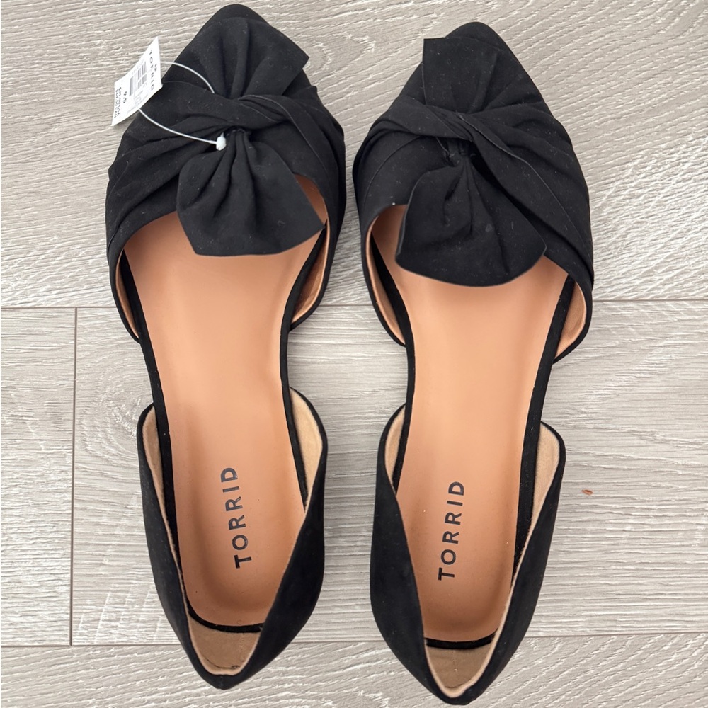 Torrid Black Flats New Size 9.5